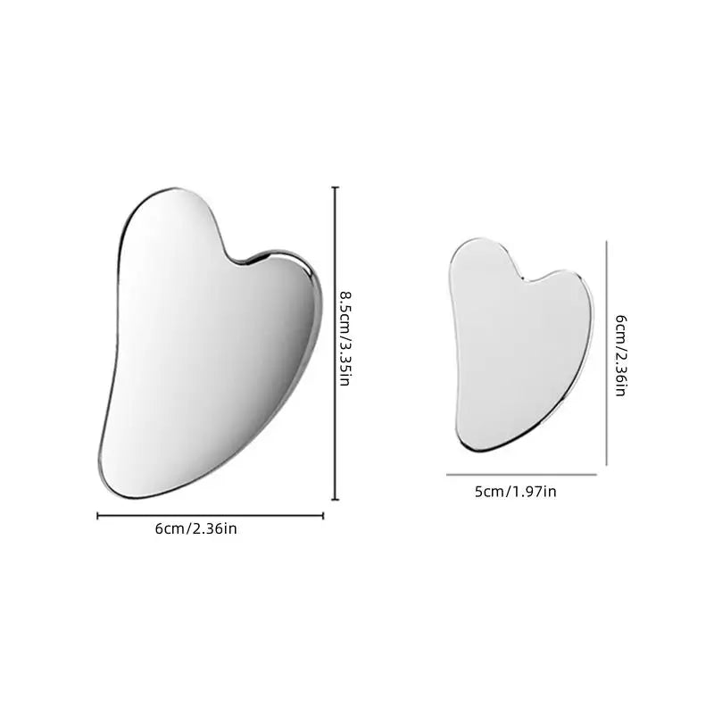 Stainless Steel Gua Sha Scraper Massager For Face And Body