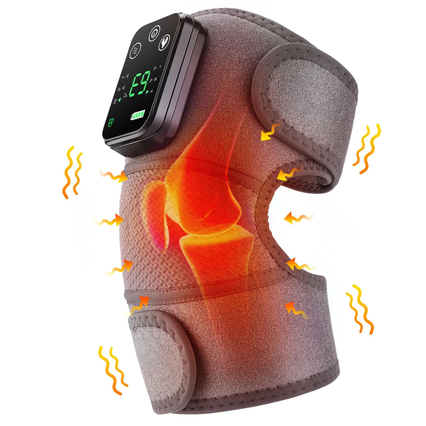 Intelligent Electric Heating Knee Massage Device With Warm Compress