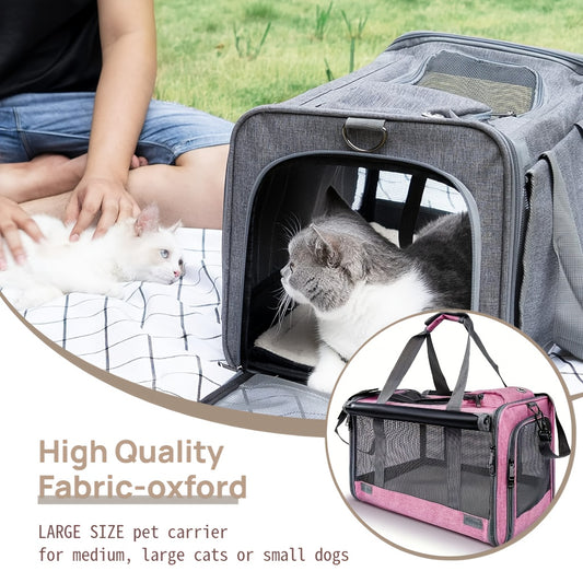 Airline Approved Soft-Sided Pet Carrier for Cats and Small Dogs