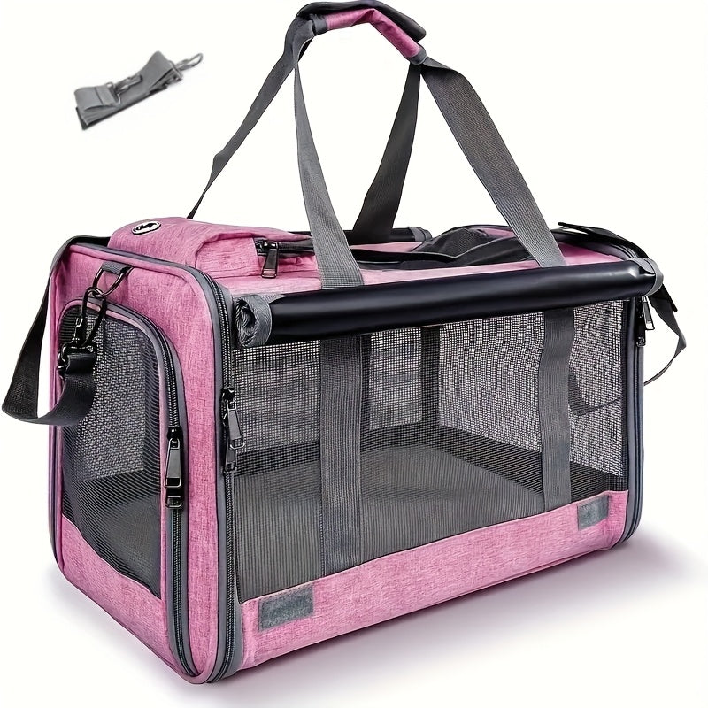 Airline Approved Soft-Sided Pet Carrier for Cats and Small Dogs