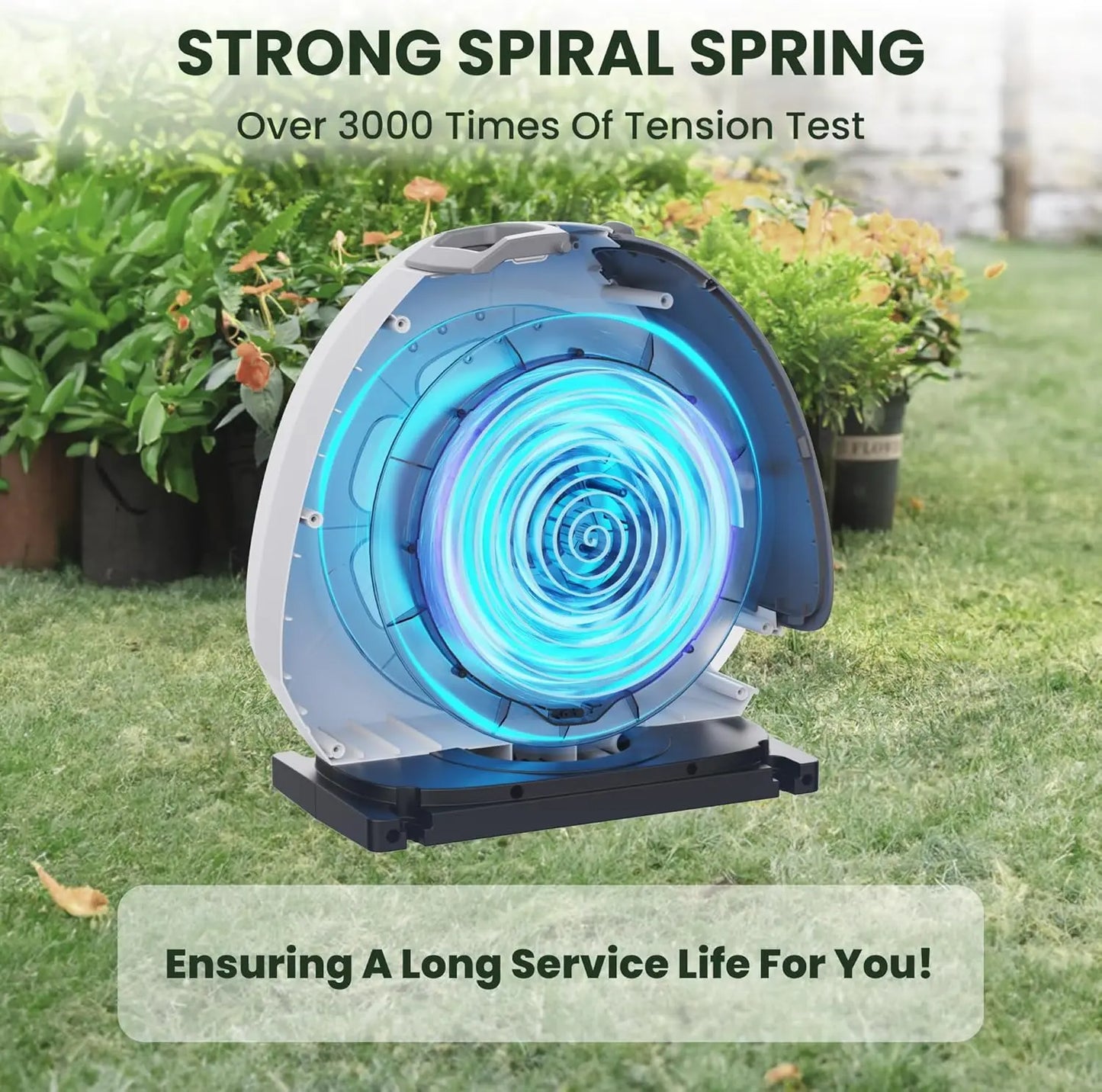 Giraffe Tools Retractable Hose Reel Auto Rewind With Lock