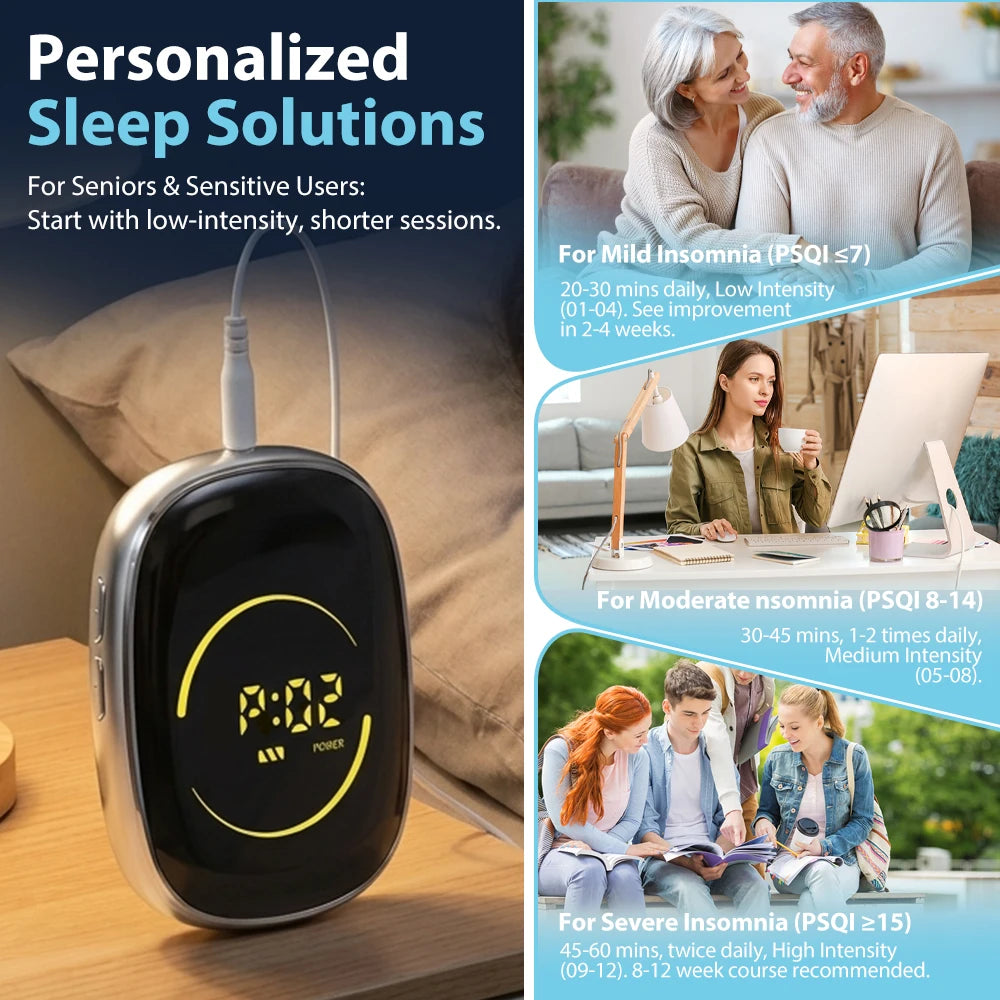 CES Sleep Aid Device For Insomnia Ear Clip Microcurrent Pulse