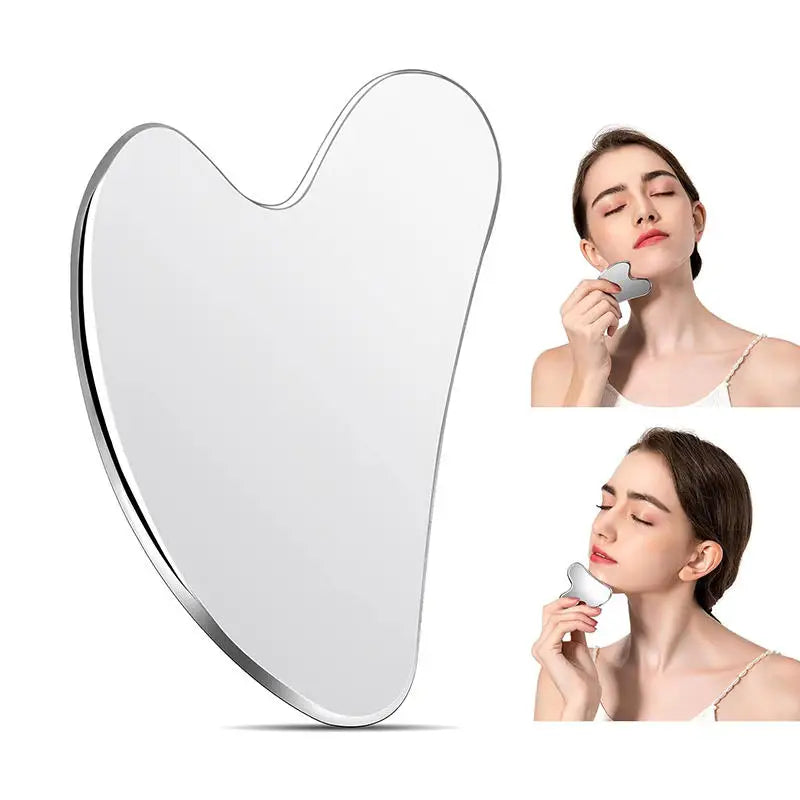 Stainless Steel Gua Sha Scraper Massager For Face And Body