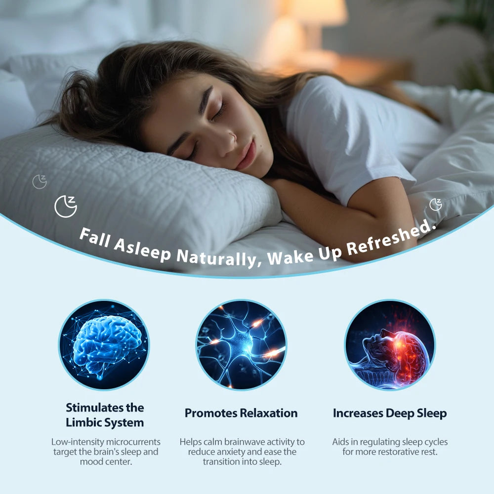 CES Sleep Aid Device For Insomnia Ear Clip Microcurrent Pulse