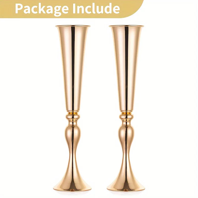 Metal Vases Set For Wedding And Party Decorative Home Decor