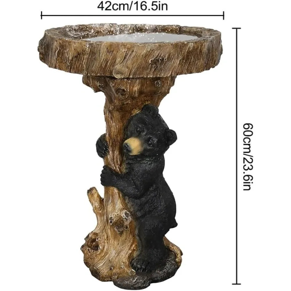 Outdoor Resin Bird Bath Stand For Garden Decoration