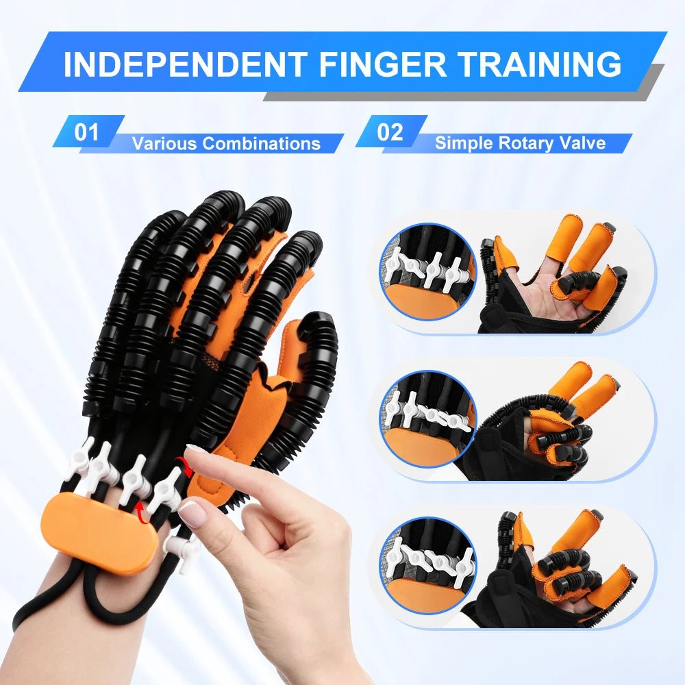 Rechargeable Stroke Rehabilitation Robot Gloves JBMBHC For Hemiplegia
