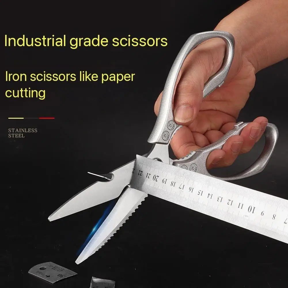 Heavy Duty Stainless Steel Meat Scissors For Bone Cutting