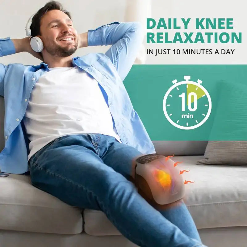 Medcursor Wireless Electric Heating Knee Pad Massager With Vibration