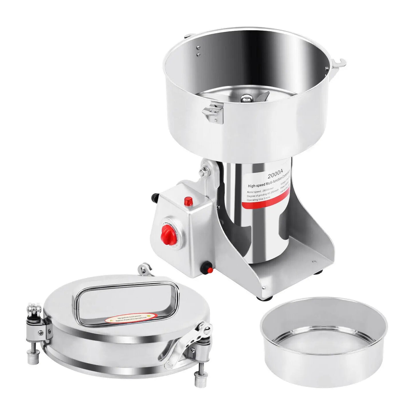 Hign-concerned Electric Grain Mill Grinder Stainless Steel Pulverizer