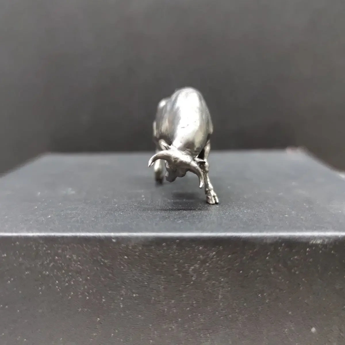 Solid Copper Bull Ornament Mascot For Wall Street Decor