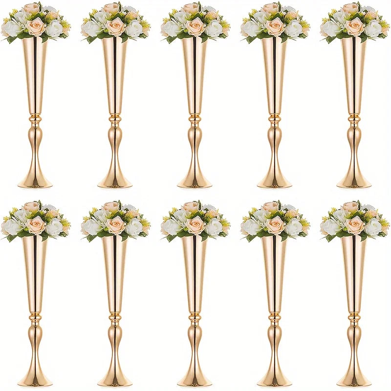 Metal Vases Set For Wedding And Party Decorative Home Decor
