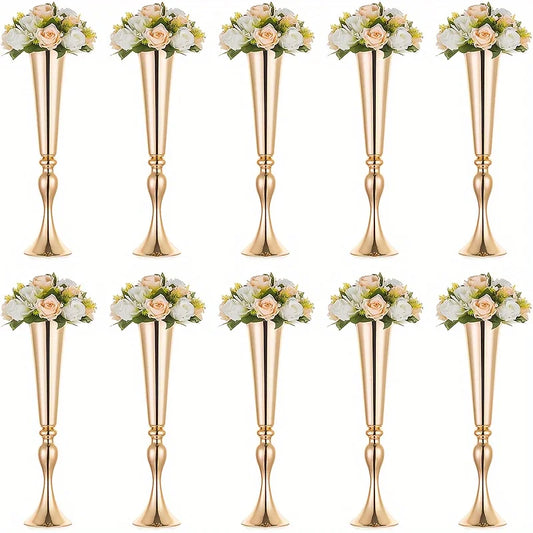 Metal Vases Set For Wedding And Party Decorative Home Decor