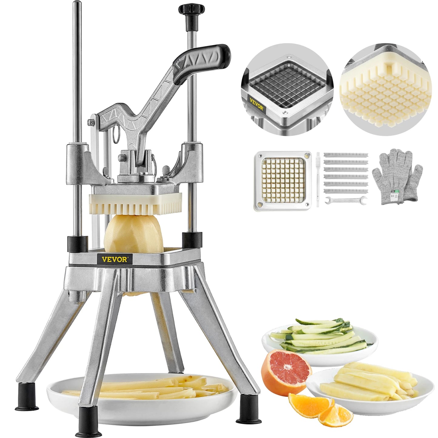 VEVOR Heavy Duty Food Dicer and Cutter Stainless Steel