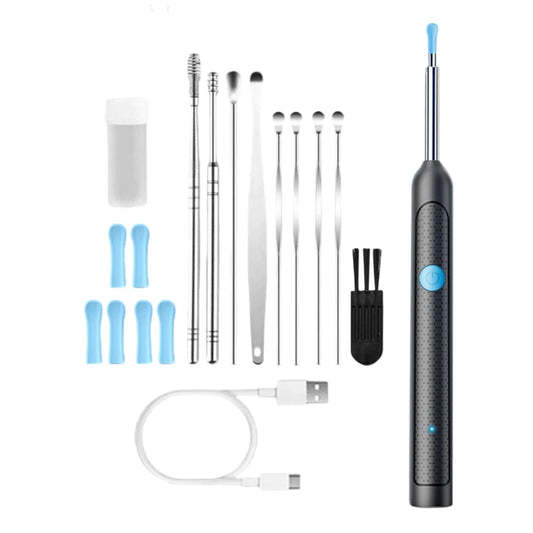 Smart Visual Ear Wax Removal Tool With Camera Otoscope Set