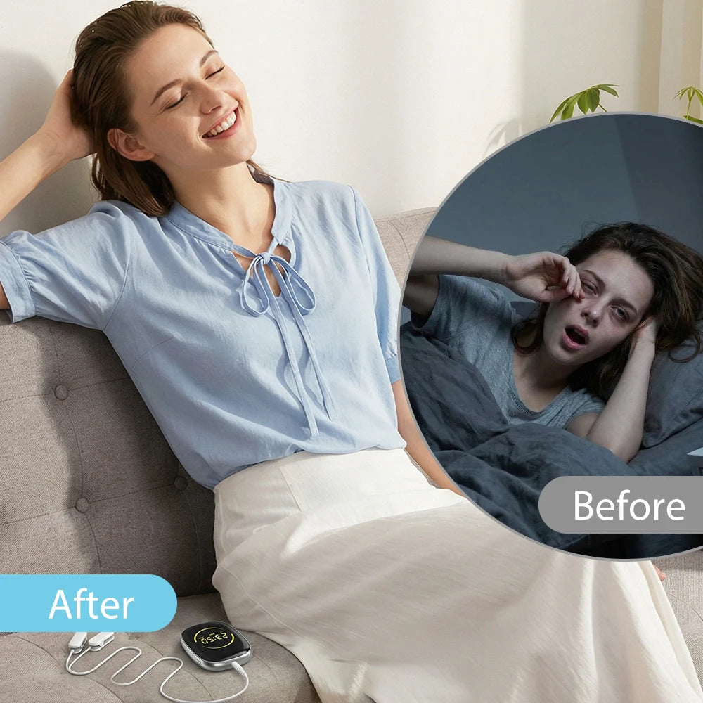 CES Sleep Aid Device For Insomnia Ear Clip Microcurrent Pulse