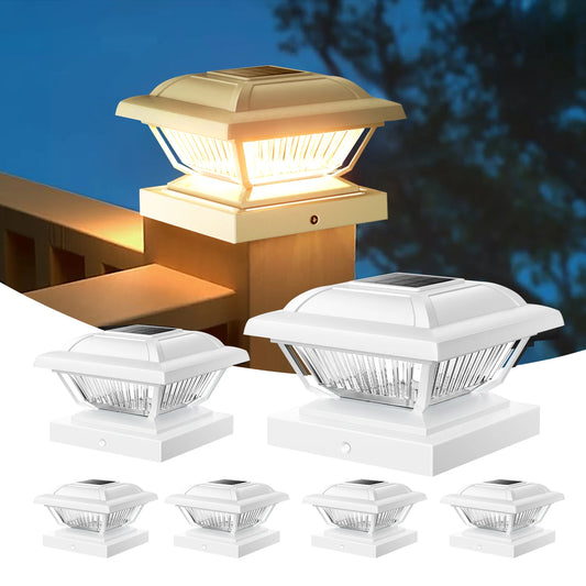 KPSTEK Solar Post Cap Lights for Garden Fence and Deck