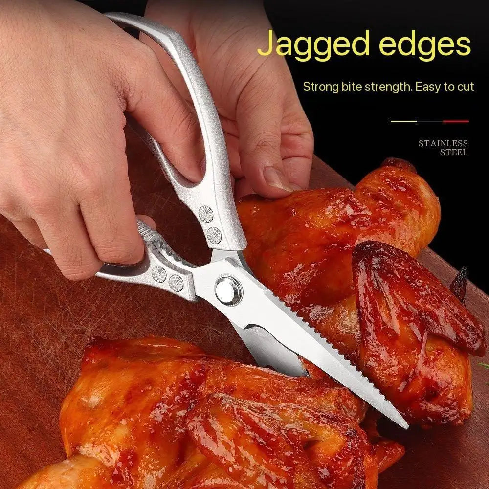 Heavy Duty Stainless Steel Meat Scissors For Bone Cutting