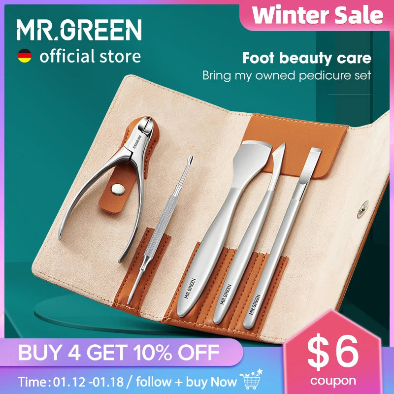 MR.GREEN Pedicure Knife Set Ingrown Toenail Foot Care Tools