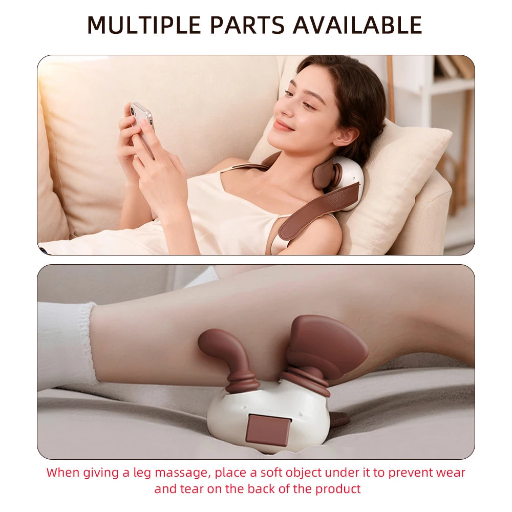 Foreverlily Bionic Neck Massager With Back And Shoulder Kneading