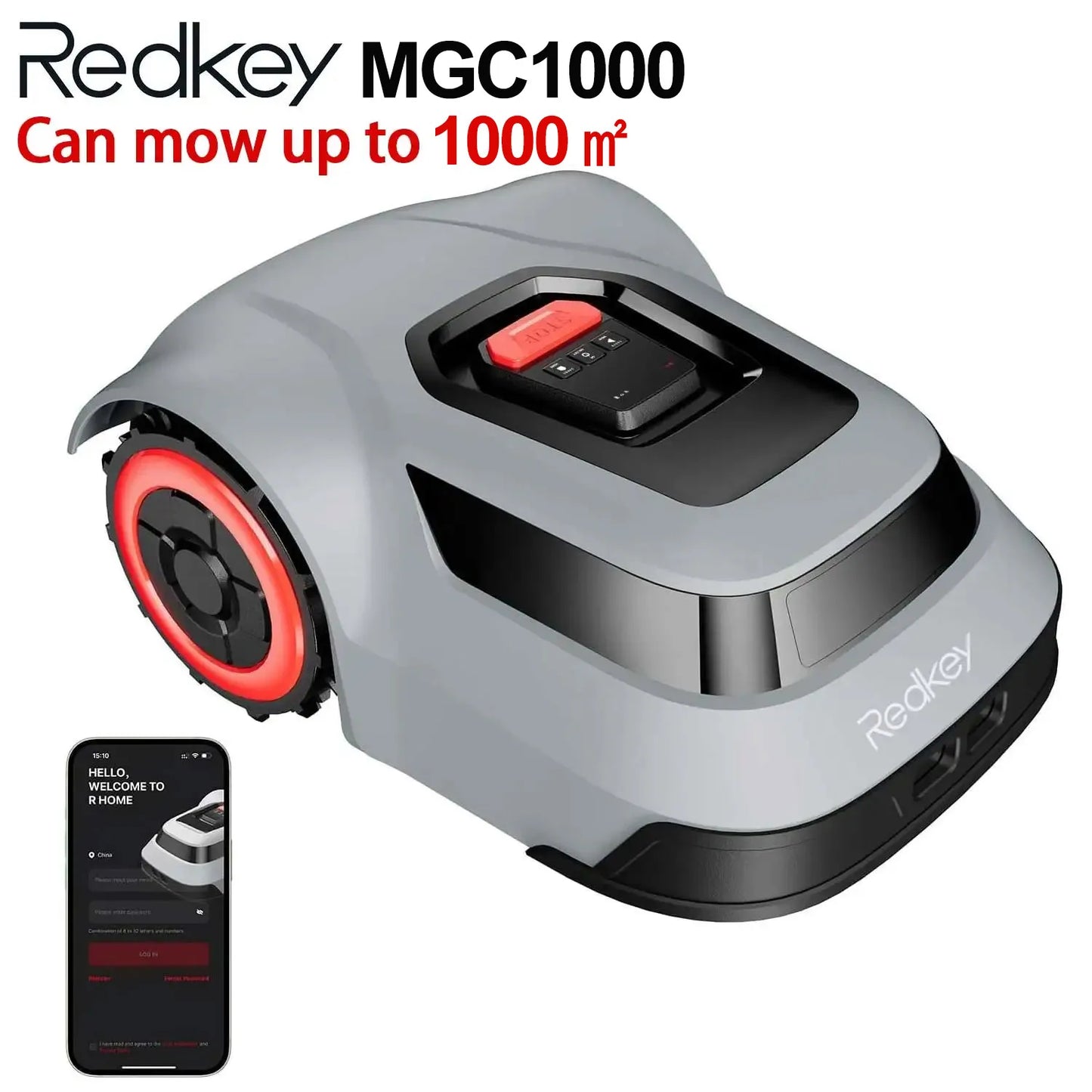 Redkey C-TOF Robotic Lawn Mower MGC800 MGC1000 With App Control