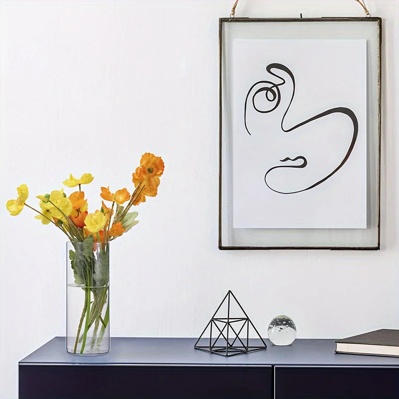 Glass Cylinder Vase Set Centerpieces for Wedding and Dining Decor