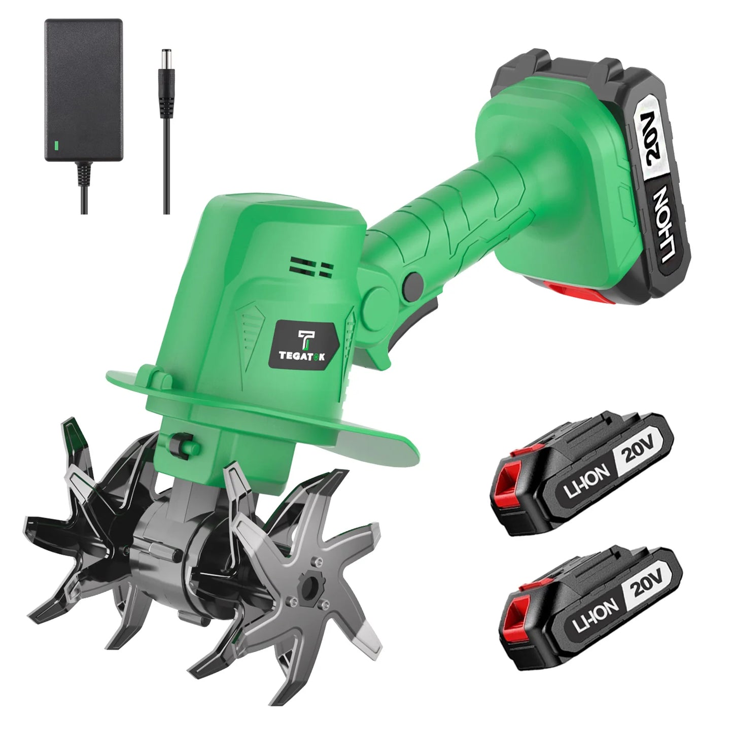 Handheld Electric Cordless Tiller With Rechargeable Soil Loosening