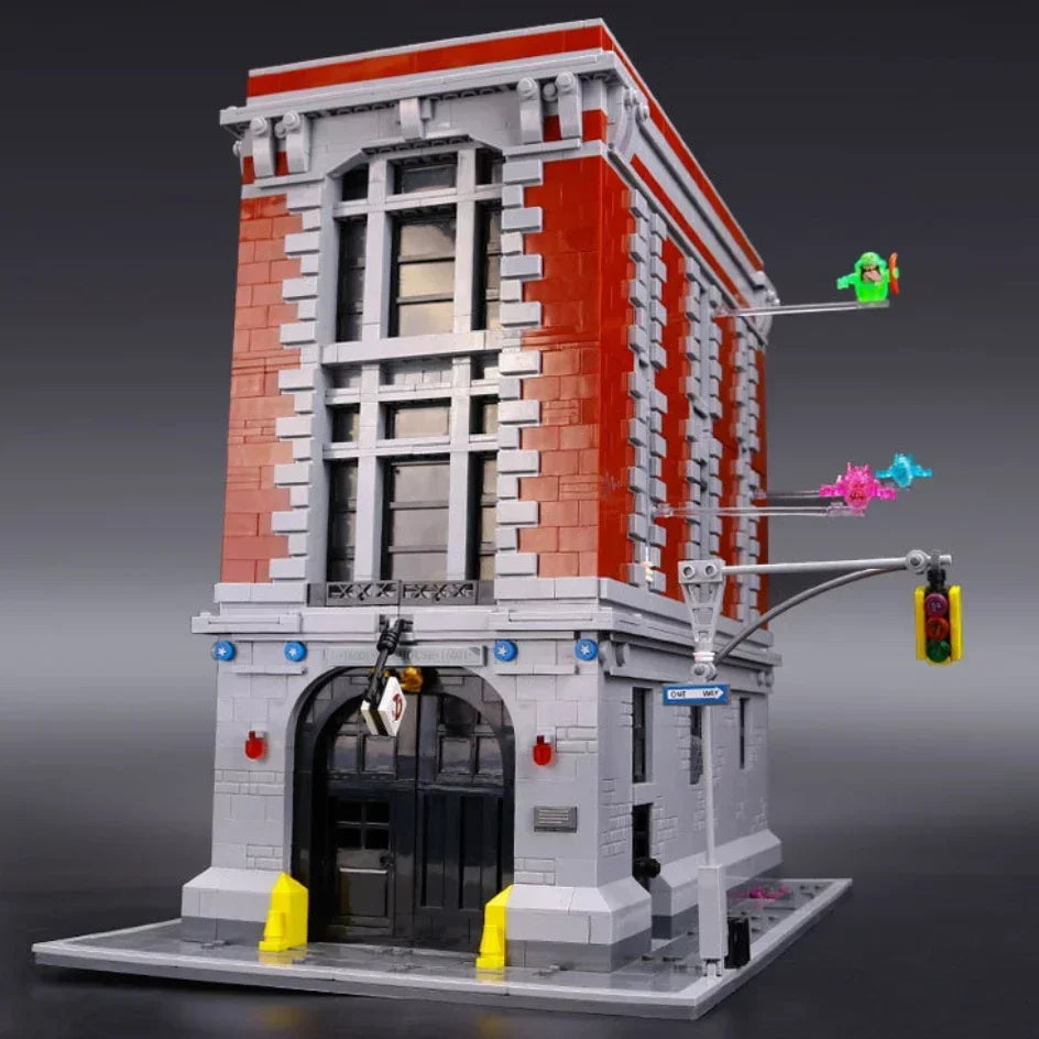 Street View Firehouse Headquarters Building Blocks Set 75827 Compatible Toys