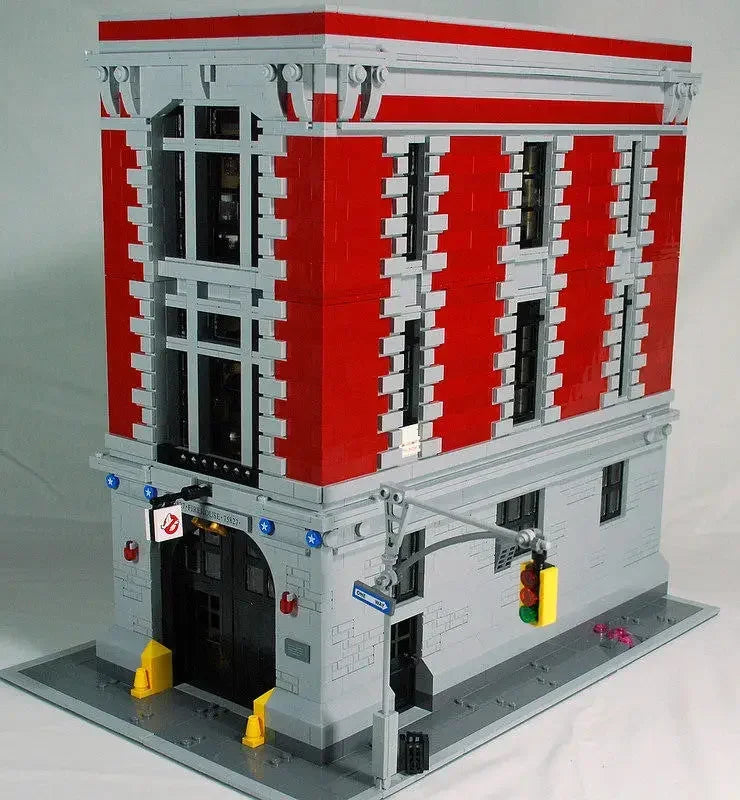Street View Firehouse Headquarters Building Blocks Set 75827 Compatible Toys