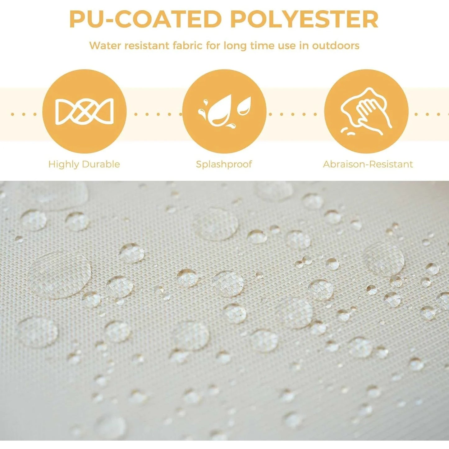 Wicker Outdoor Patio Furniture Set with Water-Resistant Cushions