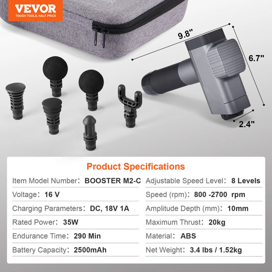 SucceBuy Deep Tissue Percussion Massage Gun For Athletes