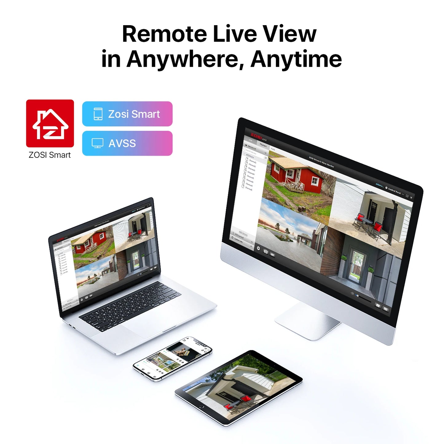 ZOSI 3K Lite AI Vehicle Detection 8CH DVR CCTV System