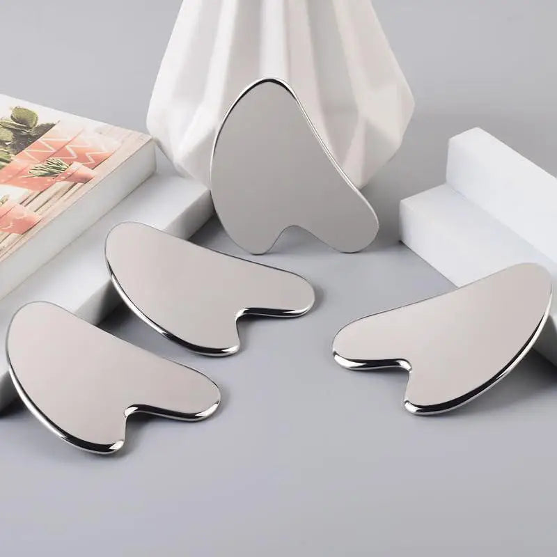 Stainless Steel Gua Sha Scraper Massager For Face And Body