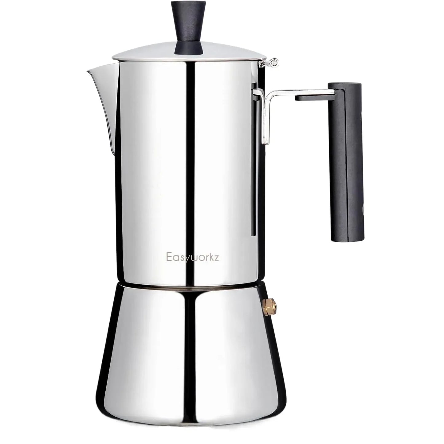 Diego Stovetop Espresso Maker Stainless Steel Moka Pot Induction