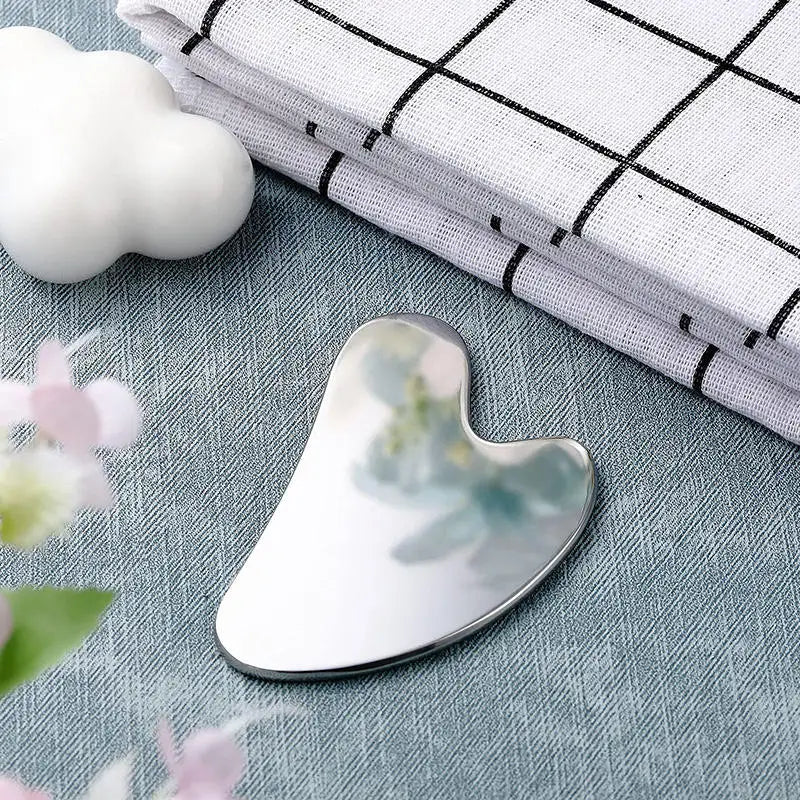 Stainless Steel Gua Sha Scraper Massager For Face And Body