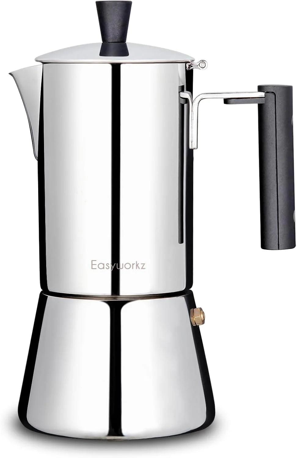 Diego Stovetop Espresso Maker Stainless Steel Moka Pot Induction