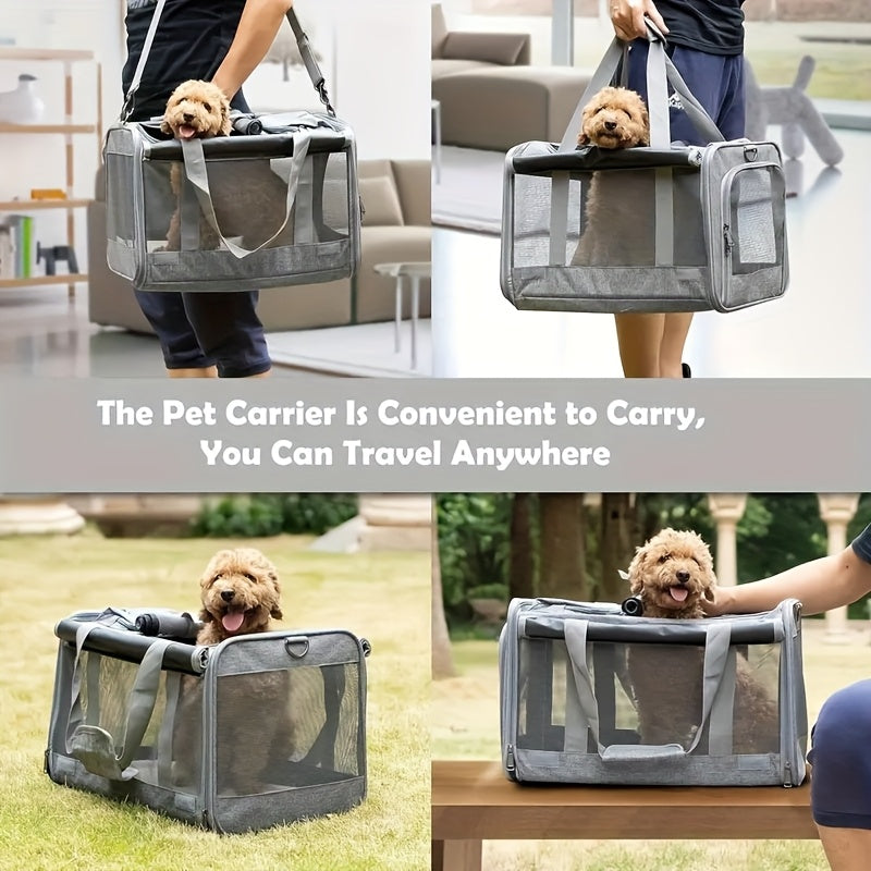 Airline Approved Soft-Sided Pet Carrier for Cats and Small Dogs